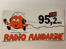 Sticker radio mandarine d'occasion  La Séguinière
