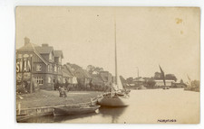 RP Horning Swan Inn Pub Yacht Norfolk Broads c1912 #9965 comprar usado  Enviando para Brazil