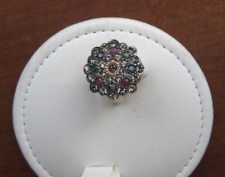 Anello argento rubini usato  Torre del Greco