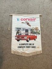 1961 Chevrolet Corvair banner original de showroom da concessionária., usado comprar usado  Enviando para Brazil