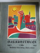 Kunstwerk zeitschrift gebiete gebraucht kaufen  Warngau