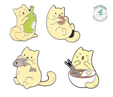 Anstecker katze anime gebraucht kaufen  Hannover