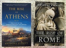 2 Anthony Everitt ancient history books: The Rise of Rome and The Rise of Athens, usado comprar usado  Enviando para Brazil