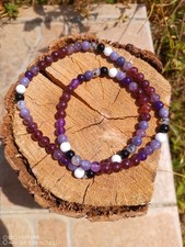 Collier perles pierres d'occasion  Jaunay-Clan