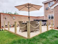 Wooden post rope for sale  TIPTON