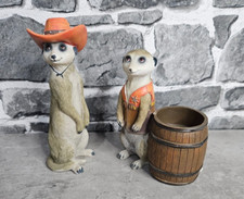 Meerkat figurines sheriff for sale  WALSALL