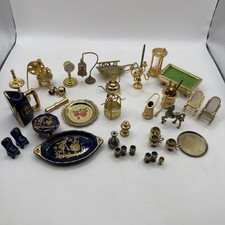 Móveis vintage para casa de bonecas como mostrado nas fotos (560g no total) comprar usado  Enviando para Brazil