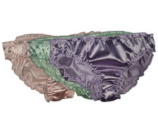 Glossy satin knickers for sale  BOOTLE