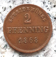 Bayern pfennig 1868 gebraucht kaufen  Friedrichshafen