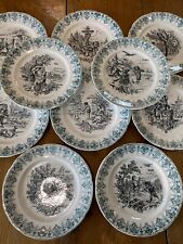 Assiettes ancienne sarreguemin d'occasion  Amplepuis