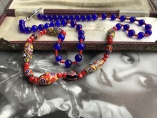 Millefiori venetian murano for sale  DISS