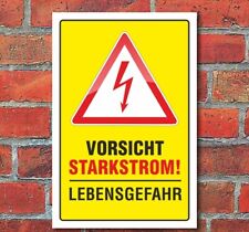 Schild vorsicht starkstrom gebraucht kaufen  Bad Driburg