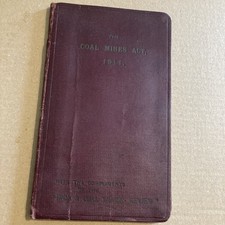 Coal mines act for sale  MANSFIELD