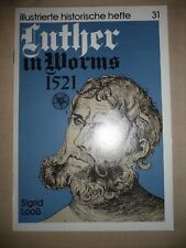 Luther worms 1521 gebraucht kaufen  Deutschland