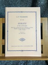 Telemann sonate trio d'occasion  Rennes