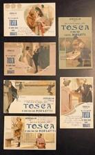 Tosca. serie cartoline usato  Lucca
