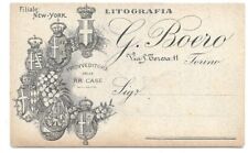 Cartolina torino litografia usato  Trieste