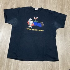 Camiseta Mario XL 00s Y2k Distressed Super Mario Bros videogame sobre camiseta comprar usado  Enviando para Brazil