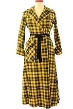 60s yellow plaid d'occasion  Expédié en Belgium