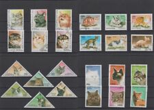 50 verschiedene Blocks + Sätze Katzen Hauskatzen Sammlung Briefmarken cats gato comprar usado  Enviando para Brazil