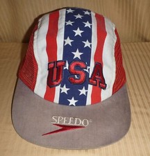 Boné Snapback Raro Vintage Speedo Bandeira Americana EUA comprar usado  Enviando para Brazil