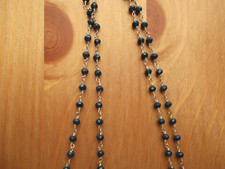 Catenina 60cm perline usato  Trieste