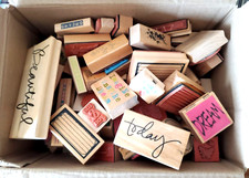 Wood rubber stamps for sale  Cambridge