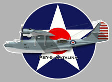 Sticker avion catalina d'occasion  Le Val