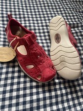Ladies red leather for sale  UK