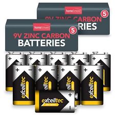 Bateria 10-15pk 9V 9 volts baterias resistentes 6F22 PP3 alarme de fumaça zinco carbono comprar usado  Enviando para Brazil