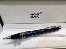 Caneta esferográfica premium Montblanc Star Walker azul legal prata colecionáveis, usado comprar usado  Enviando para Brazil