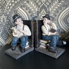 Laurel hardy bookends for sale  CREWKERNE