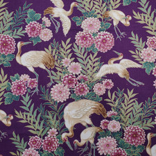 Asian cranes fabric for sale  Taylor