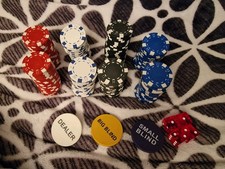 Poker chips metallkern gebraucht kaufen  Berlin