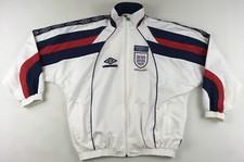 Jaqueta Umbro Inglaterra 1997 1998 Copa do Mundo Bandeira Verde Anos 90 Vintage Masculina GG comprar usado  Enviando para Brazil