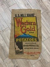 Lot vintage burlap for sale  Rigby