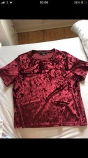 Burgundy top velvety for sale  ST. HELENS