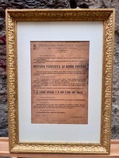 Locandina befana fascista usato  Siena