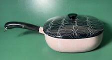 Usado, Antigo 50’s Atomic Serendipity Pink Esmaltelware Drizzle Spaghetti String 7Qt, panela + tampa comprar usado  Enviando para Brazil