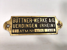 Messing schild plakette gebraucht kaufen  Grünhainichen