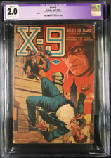 JANEIRO DE 1942 BLACK BOOK DETETIVE CGC 2.0 POLPA DE MORCEGO PRETO MAIS ALTA CLASSIFICAÇÃO BRASIL comprar usado  Enviando para Brazil