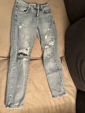 Jeans fetzen blau gebraucht kaufen  Bubenheim, Essenheim, Zornheim