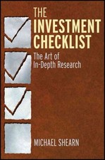 Investment checklist art for sale  DERBY