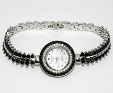 RELÓGIO FEMININO PRATA 0,925 US$ 1.100 10,55 CT ÔNIX PRETO NATURAL E TOPÁZIO comprar usado RELÓGIO FEMININO PRATA 0,925 US$ 1.100 10,55 CT ÔNIX PRETO NATURAL E TOPÁZIO comprar usado  Enviando para Brazil