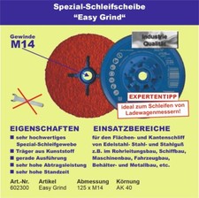 Spezial schleifscheibe easy gebraucht kaufen  Bad Schwartau