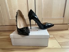 Black patent studded for sale  SOLIHULL