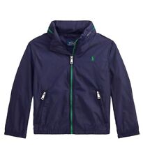 Jaqueta polo infantil Ralph Lauren leve clássica azul marinho verde com capuz tamanho XL comprar usado  Enviando para Brazil