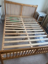 pine king bed for sale  CANNOCK