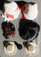 Dolls hats brimmed for sale Dolls hats brimmed for sale  UK
