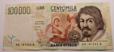 100.000 lire banconota usato  Arezzo